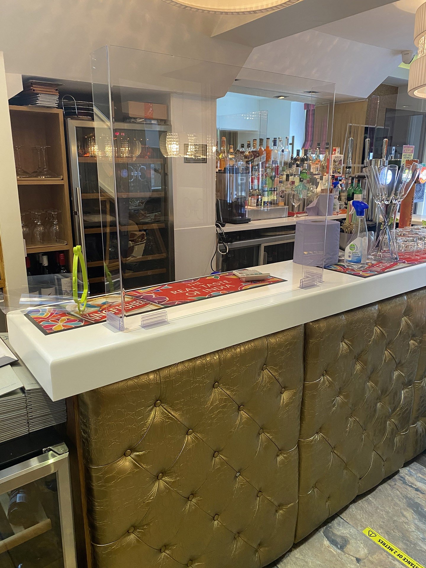 Small counter screen – 670mm