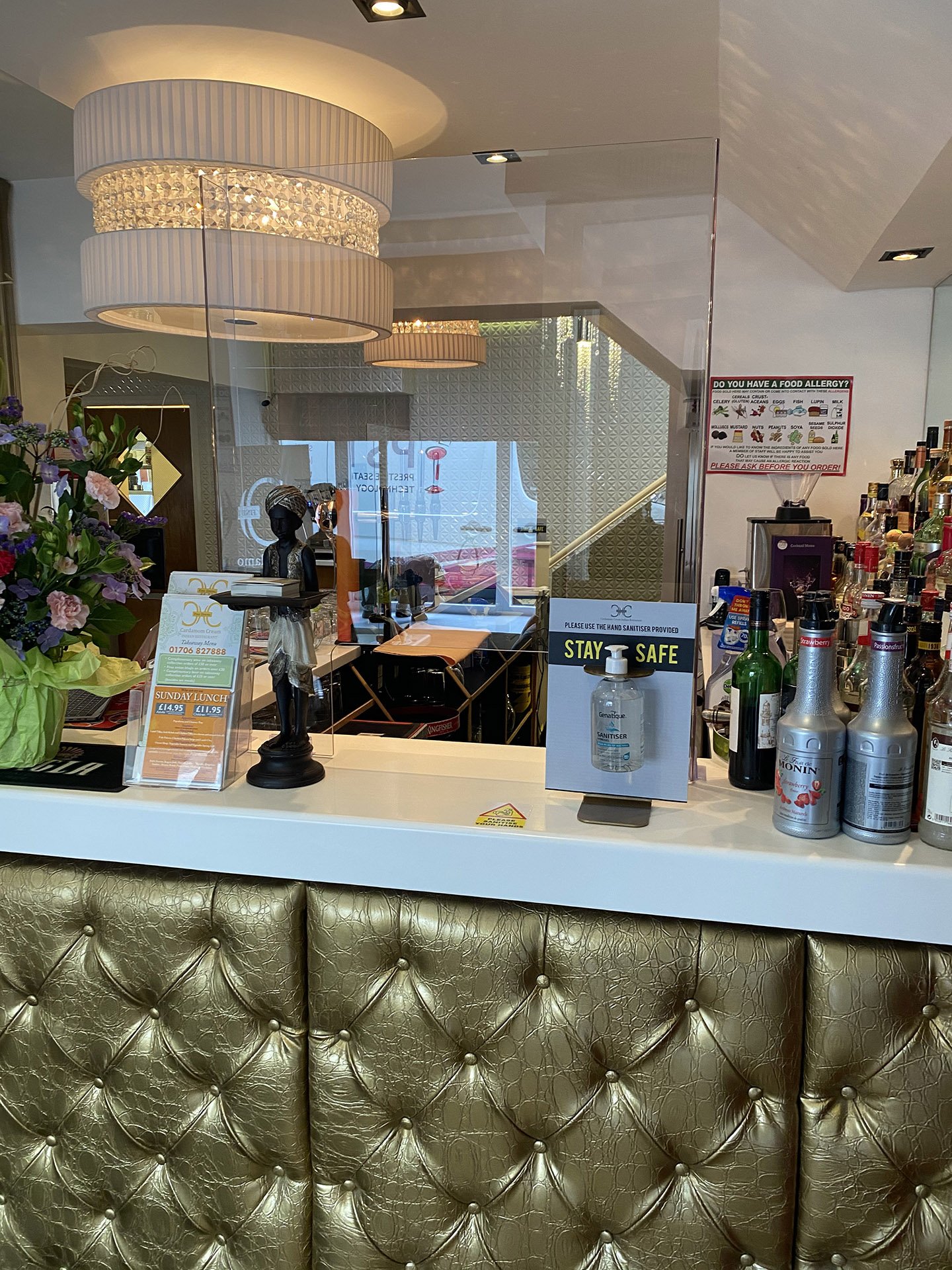 large counter screen – 900mm